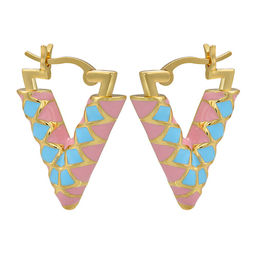 Серьги с замком кольцо арт. 11 8215 (id 254869)