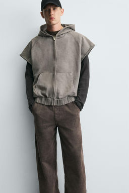 WASHED RELAXED FIT JOGGER TROUSERS - Zara фото 5