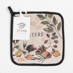 Прихватка Nature forest 19х19 саржа,100% хлопок,ватин 250г/м2 - Этель фото 4