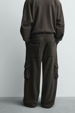 WASHED CARGO TROUSERS - Zara фото 3