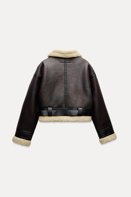 SHORT DOUBLE-FACED JACKET - Zara фото 9