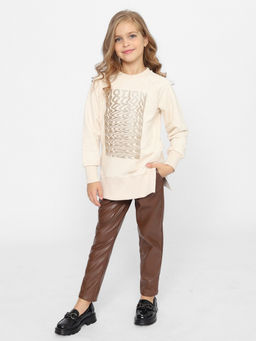 CRB wear/CWKG 70457-33-389 Брюки для девочки,коричневый/Ex.Cherubino