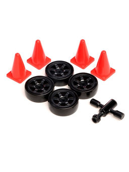 УЦЕНКА Машинка на пульте управления Легенда Дрифта, радиоуправление, полный привод, 40 км/ч, 2 комплекта колёс, 1:16, цвет белый