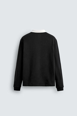 CONTRAST STRIPE POLO SHIRT - Zara фото 8