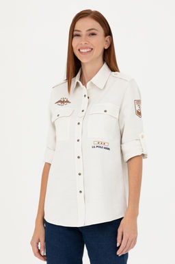 Женская рубашка с длинным рукавом Stone - U.s. polo assn фото 17