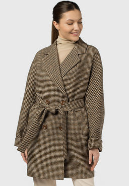 Пальто женское демисезонное (пояс)