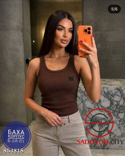 Майка женская однотонная - Fiona фото 3