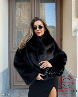 Шуба женская из искусственного меха