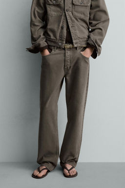 JEANS STRAIGHT FIT LIMITED EDITION / Verde gris - Zara фото 2