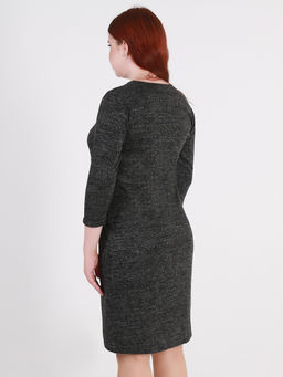 2В 4591.С2 Платье+ брошь - Almond фото 4