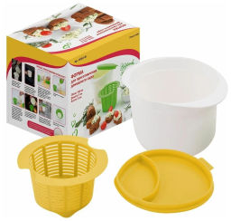 Форма для приготовления домашнего сыра 1000мл d13см, h12см NEW, 80.149 /МультиДом/  фото 2