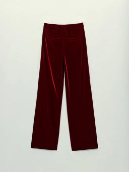 Прямые брюки из бархата / Zarina