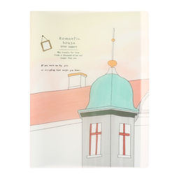 Папка формат А4, с 40 прозрачными файлами, Достопримечательность МИКС - Calligrata фото 5