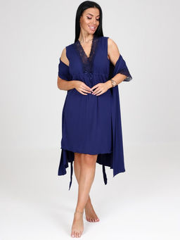 95-ХС ЖЕНСКИЙ КОМПЛЕКТ ДВОЙКА (Синий) - А-дина фото 3