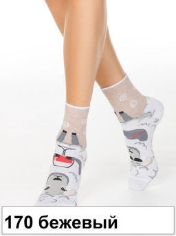 Носки жен. HAPPY 18С-227СП (60/6) - 170 бежевый - Conte elegant фото 2