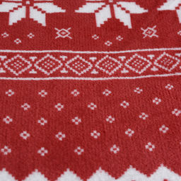 Плед флисовый 150х200 см Красный с белыми снежинками / GP611-4 /уп 100/ 696142 - ГалеонТрейд фото 11