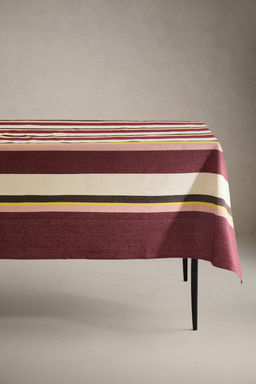 STRIPED COTTON TABLECLOTH X COLLAGERIE