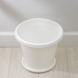 Горшок для цветов с поддоном «Альтернатива. Эконом», 10 л, пластиковый, белый