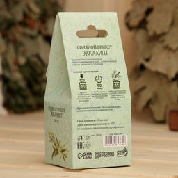 Соляной брикет куб «Эвкалипт» 200 г «Добропаровъ»