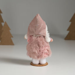 Кукла интерьерная Девочка в тёплом розовом платьишке 5,5х5,5х13,5 см - Simaland фото 4