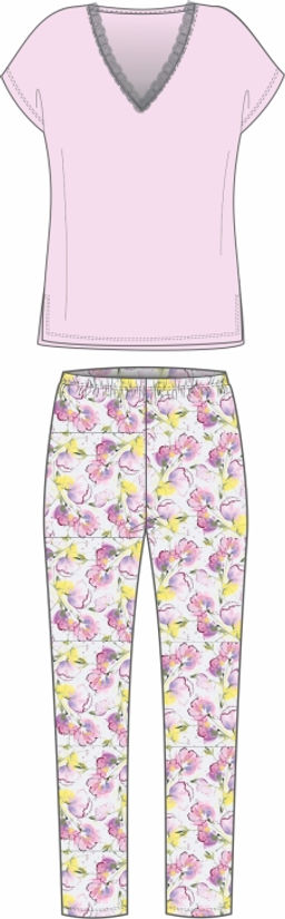 ПИЖАМА ЖЕНСКАЯ арт. 6101W-80170.1S-520 - Almando melado фото 2