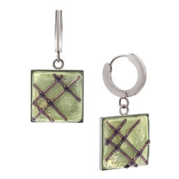 Серьги из муранского стекла TARTAN DESIGN LS3560