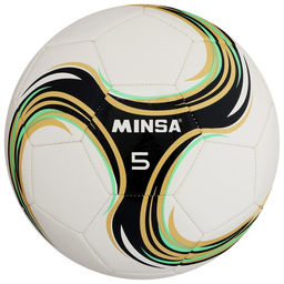 Мяч футбольный MINSA Spin, TPU, машинная сшивка, 32 панели, р. 5  фото 5