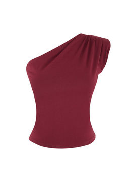 Trendyolmilla Siyah Asimetrik Tek Omuz Vatkal? Esnek Orme Bluz TWOSS24BZ00133 фото 25