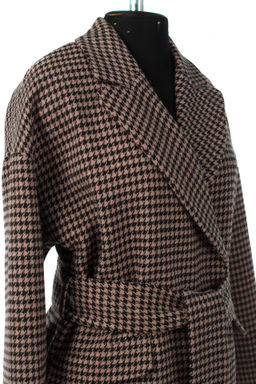 Пальто женское демисезонное (пояс) - El podio фото 11