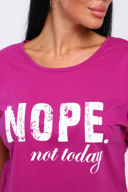 Футболка с надписью Nope, not today, Арт. 804