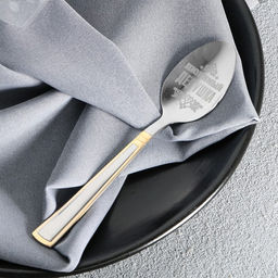 Ложка чайная с гравировкой Любимый дедушка, 3 х 14 см - Семейные традиции фото 4