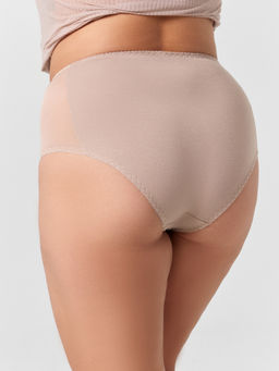 Цена за 2 штуки! Трусы женские макси в кофейном оттенке - Mark formelle фото 4