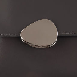 Застёжка для сумки, 4.8×3.5 см, цвет серебряный