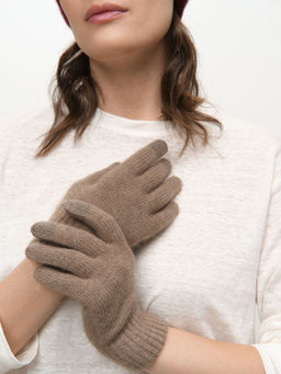 Перчатки из кашемира 31014 капучино