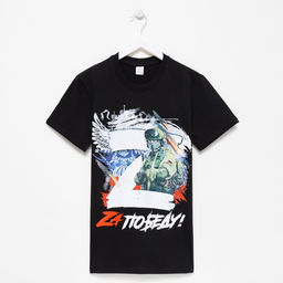 Футболка «Zа победу», с символикой Z, размер 48, чёрная