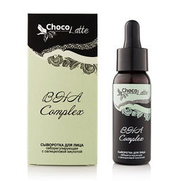 Сыворотка (Oil free) для лица BHA COMPLEX себорегулирующая, очищение пор, антибактериальная (Salicylic Acid 2%), 30 мл, TM ChocoLatte