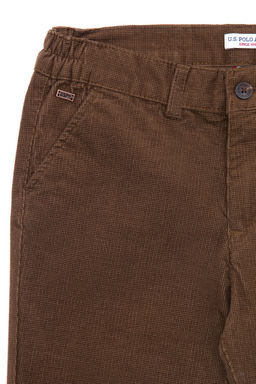 U. S. Polo Assn Брюки кокосового цвета для мальчиков из парусины - U.s. polo assn фото 11