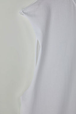 Beyaz Regular/Normal Kesim Basic %100 Pamuk Buyuk Beden Atlet TMNSS25CV00000 - Trendyolmilla фото 3