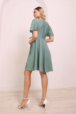 Платье на запах с юбкой-солнце - Looklikecat фото 5