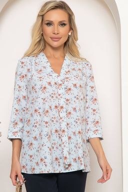 Блуза Правила успеха (нежно-голубая) Б4159 - Lt collection фото 6