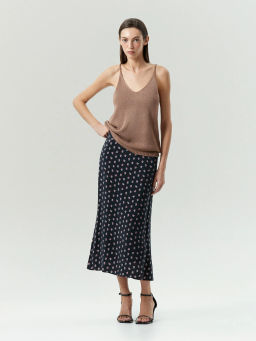 ЕМКА NEW / Юбка миди из 100% купры