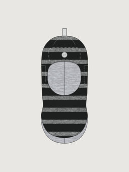 Балаклава 10з50526 черный/темно-серый меланж