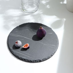 Доска для подачи из сланца Марбл S, d=20 см