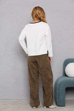 Джемпер AMORI 6471 молочный  фото 5