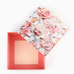 Цена за 2 шт. Коробка складная «Счастья в каждом моменте», 14 х 14 х 8 см