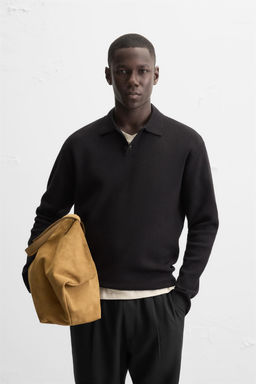 SOFT KNIT POLO SHIRT - Zara фото 4