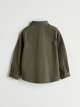 Basic Uzun Kollu Erkek ?ocuk G?mlek