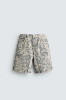 BERMUDA JOGGER RELAXED FIT INTERLOCK / Azul lavado - Zara фото 7