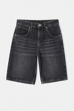 Mavi Yuksek Bel Denim Bermuda TWOSS26SR00106 - Trendyolmilla фото 3