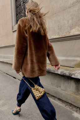 100% REVERSIBLE LEATHER COAT - Zara фото 5